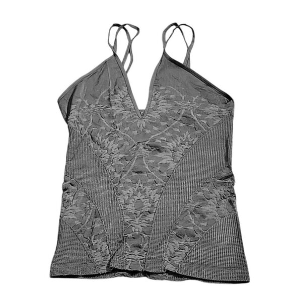 Free People Intimately Mercury Seamless Figure Flattering dual strap Floral Tex - Picture 5 of 9